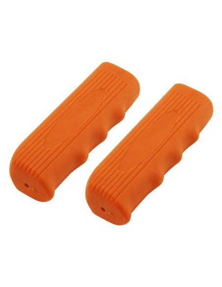 Custom Grips 7/8 long 116mm Kraton Rubber Orange.